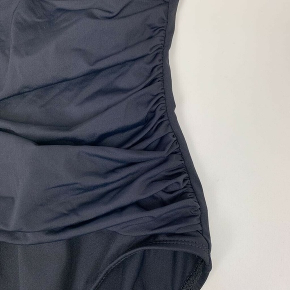 La Blanca One Piece Swimsuit Black Strapless 8 - Picture 7 of 7